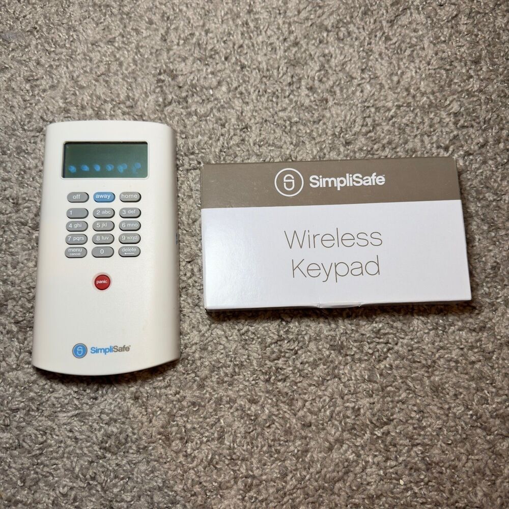 Simplisafe 1st Gen Wireless Home Security System Keypad - KP100